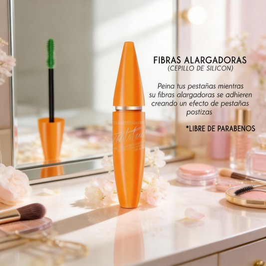 EXACTITUD - Máscara de Pestañas con Fibras Alargadoras