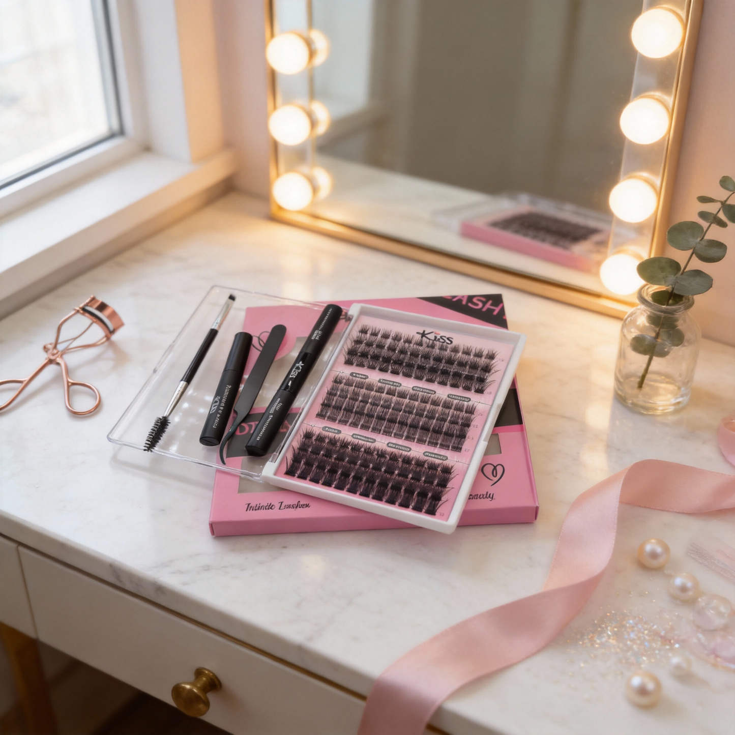 KISS - Kit de Extensión de Pestañas DIY "Infinite Lashes"