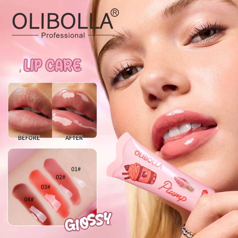 OLIBOLLA - Gloss reparador de labios con tinta y llavero