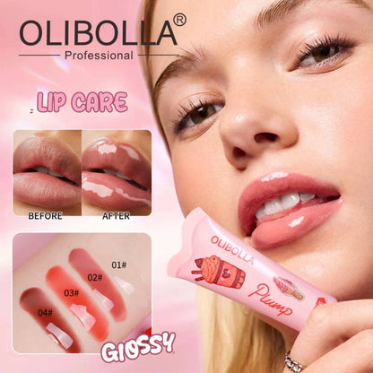 OLIBOLLA - Gloss reparador de labios con tinta y llavero