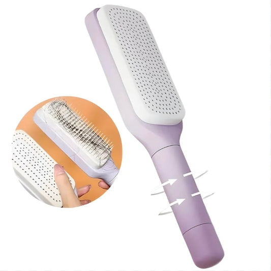 Cepillo para Cabello Retráctil y Fácil de Limpiar