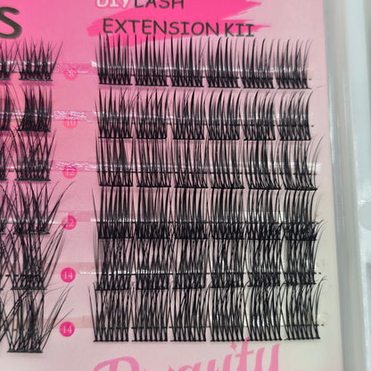 KISS - Kit de Extensión de Pestañas DIY - 4 Estilos