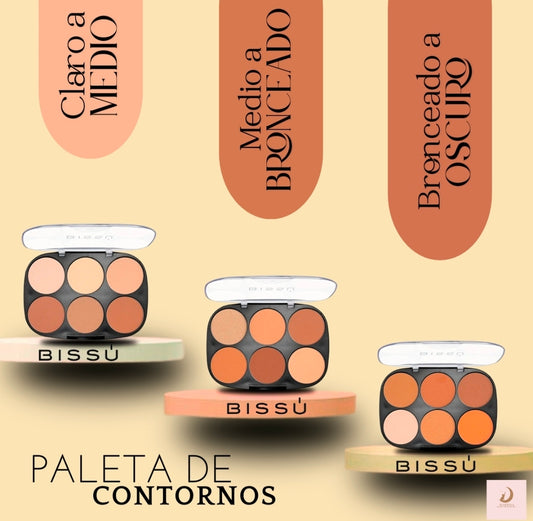BISSÚ - Paleta de Contornos en Polvo