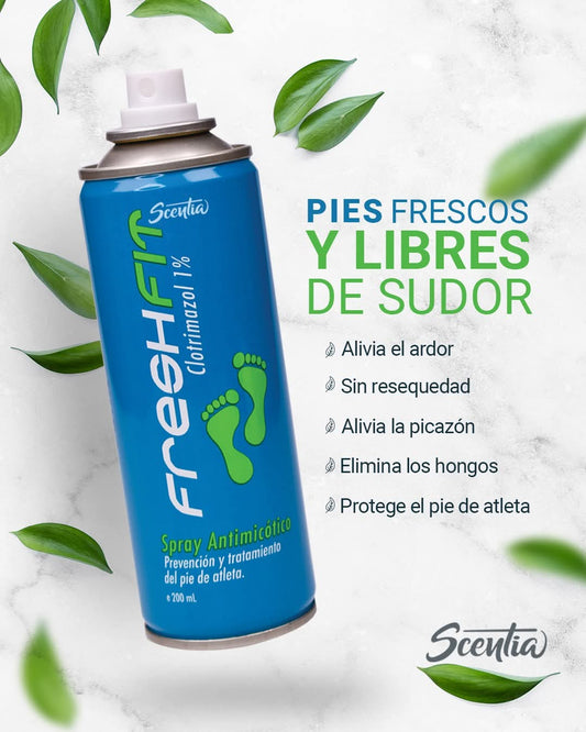 Spray Fresh Fit de Clotrimazol para Pies