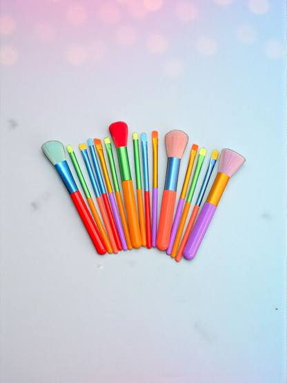 Set básico de 15 Brochas Multicolor