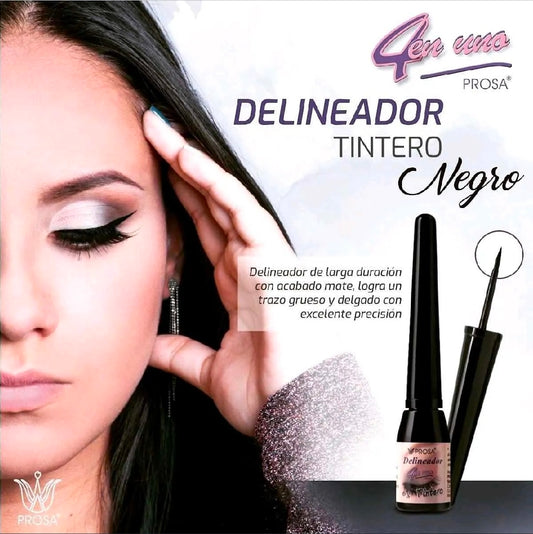 PROSA - Delineador Líquido Tintero color Negro