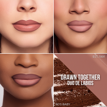 BEAUTY CREATIONS - Dúo de Labial y Delineador Drawn Together de Rugrats