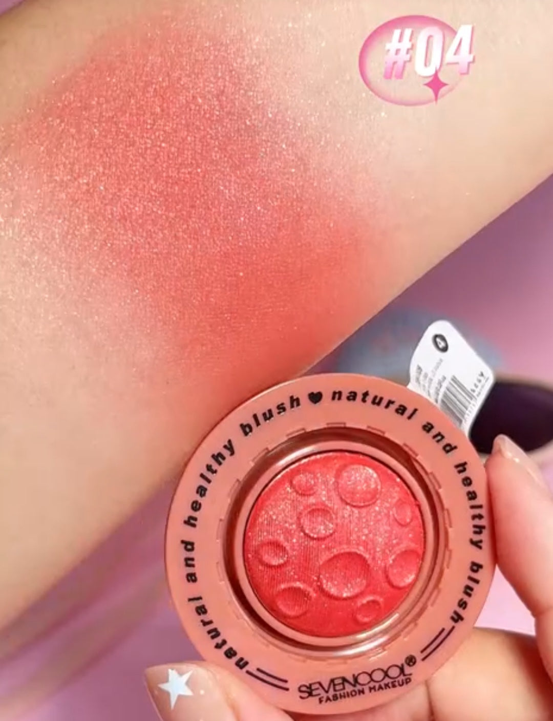 Rubor Brillante con Diseño de Planeta