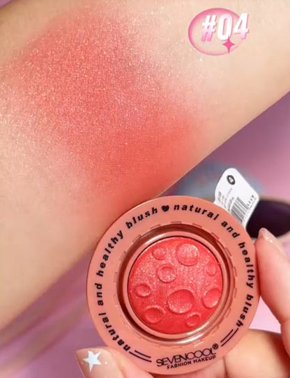 Rubor Brillante con Diseño de Planeta